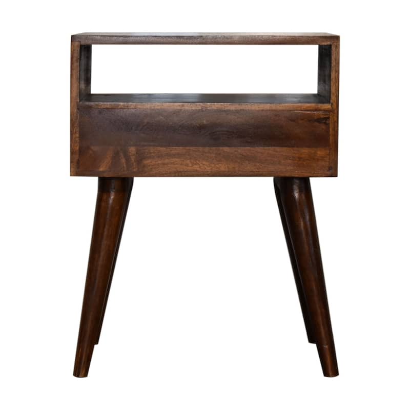 Artisan Furniture Solid Wood Modern Chestnut Solid Wood Nightstand