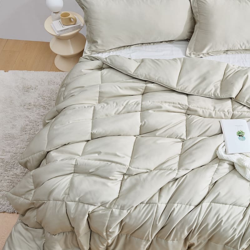 Snorze® Cloud Comforter Set - Coma Inducer® Ultra Cozy - Pumice Stone