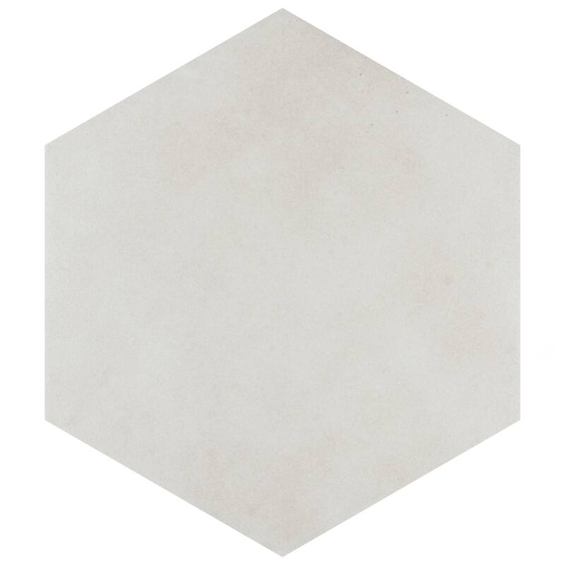 Merola Tile Matter Hex Bone 7-7/8" x 9" Porcelain Floor and Wall Tile