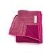 preview thumbnail 1 of 1, Work of Artisans Wool Woven Baby Blanket - Purple w/ Natural Brown Border
