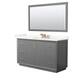 Option Dark Gray / Giotto Quartz Top / Satin Bronze