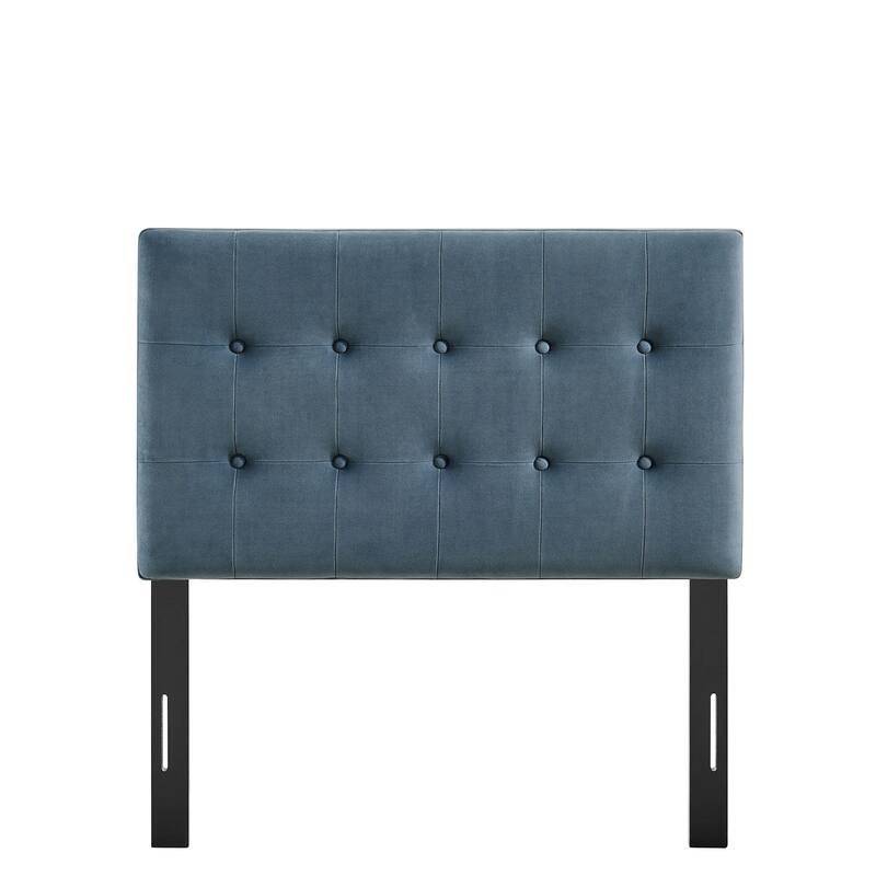 Emily Biscuit Tufted Performance Velvet Headboard