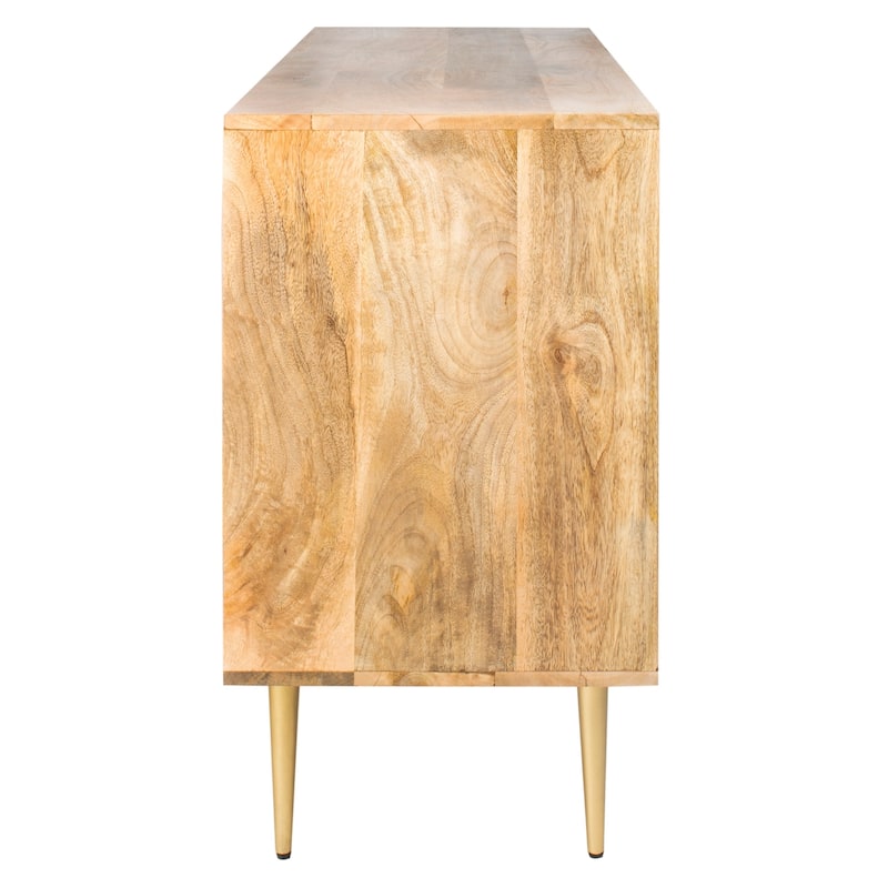SAFAVIEH Home Titan Inlayed Cement Sideboard - 58"W x 16"D x 30"H