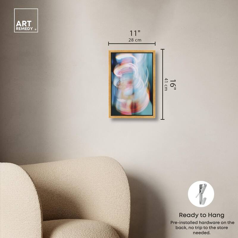 Swirling Light II Canvas by Art Remedy