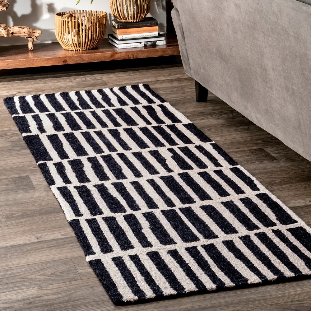 Nuloom Roxane Contempoary Striped Area Rug