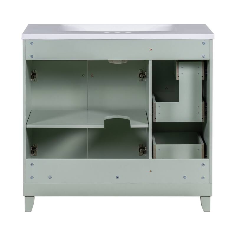 MDF Bathroom Vanity with Resin Sink