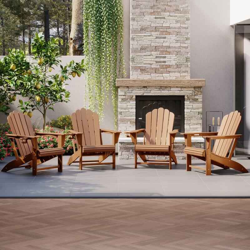 Aderson Outdoor Poly Adirondack Chair (Set of 4)