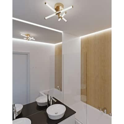 AFX Rusnak 16'' LED Semi-Flush Mount