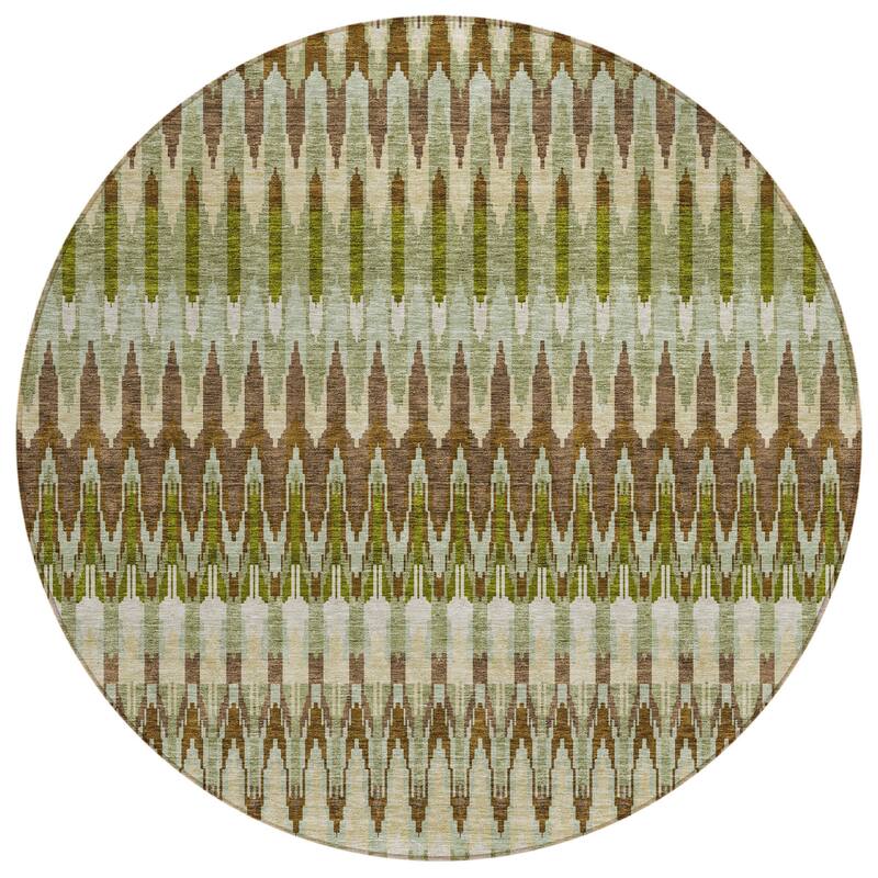 HomeRoots Southwestern Transitional Rectangle Outdoor Rug