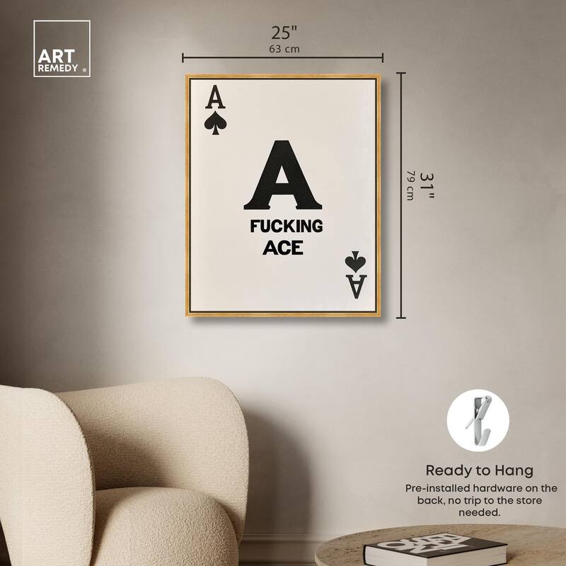 Ace Canvas by Art Remedy