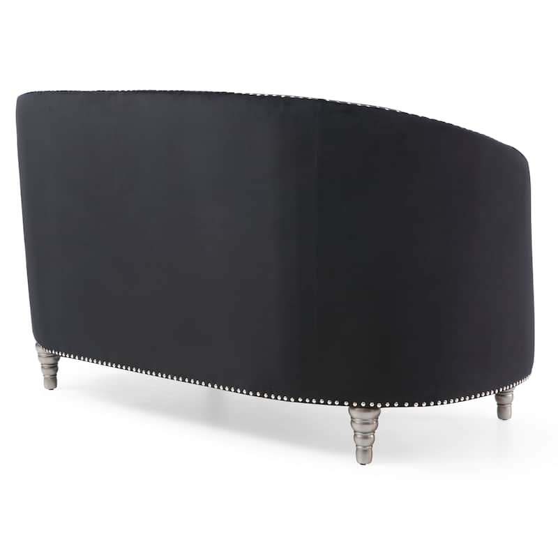 Dania Velvet Loveseat