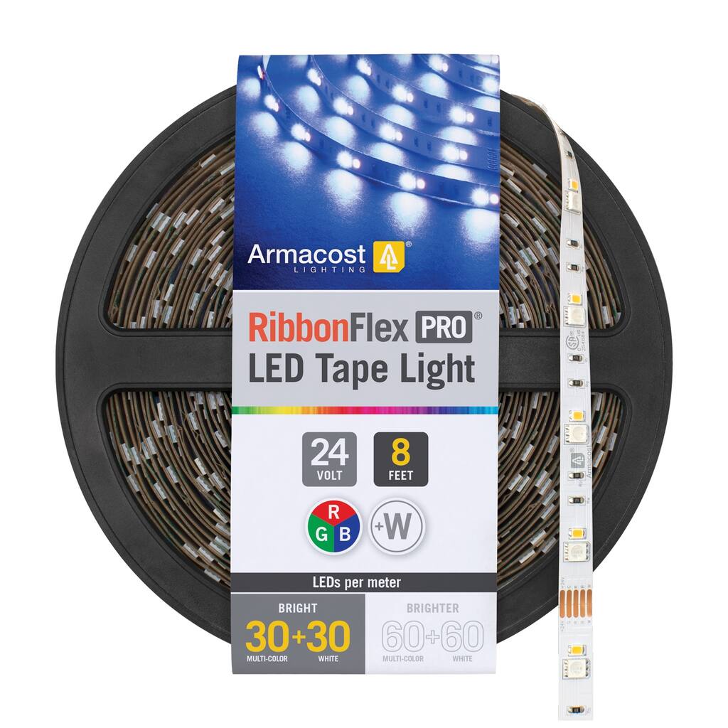 Armacost Lighting RibbonFlex Pro 24V RGBW LED Strip Light Tape 30 30 LED/m