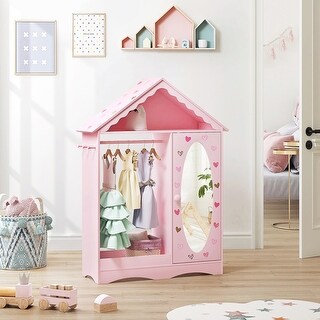 COSTARS Kids Dress Up Storage with Mirror