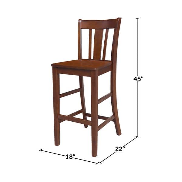 dimension image slide 1 of 21, Copper Grove Wistman Bar Stool