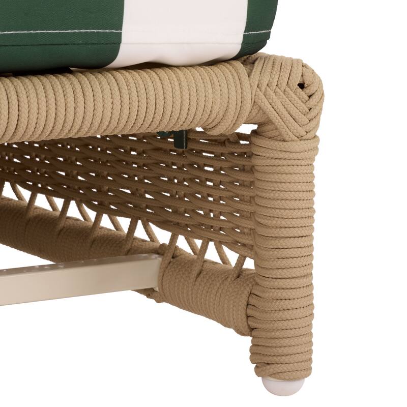 SAFAVIEH Outdoor Living Callan Lounger - 75"W x 26"D x 13"H