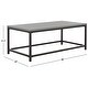 preview thumbnail 3 of 7, SAFAVIEH Alec Ash Grey Coffee Table - 48" x 24" x 17.7"
