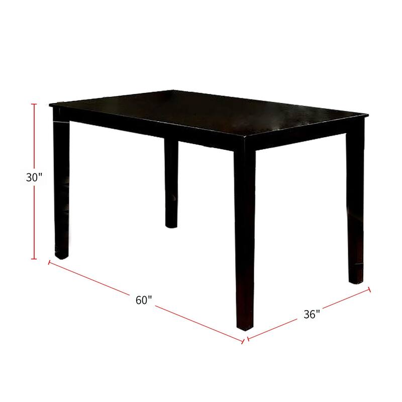 Counter Height Table Set in Weathered Gray and Beige Finish