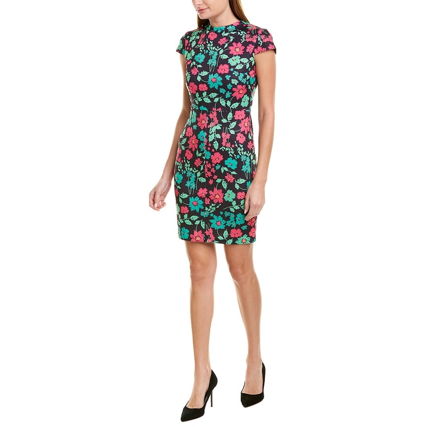 alexia admor green over black dress
