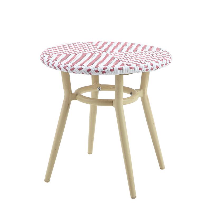 Contemporary Aluminum 3-piece Kid's Patio Outdoor Table and Chair Set by Furniture of America