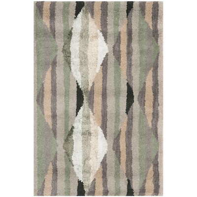 SAFAVIEH Handmade Chatham Annela Diamond Stripe Wool Rug