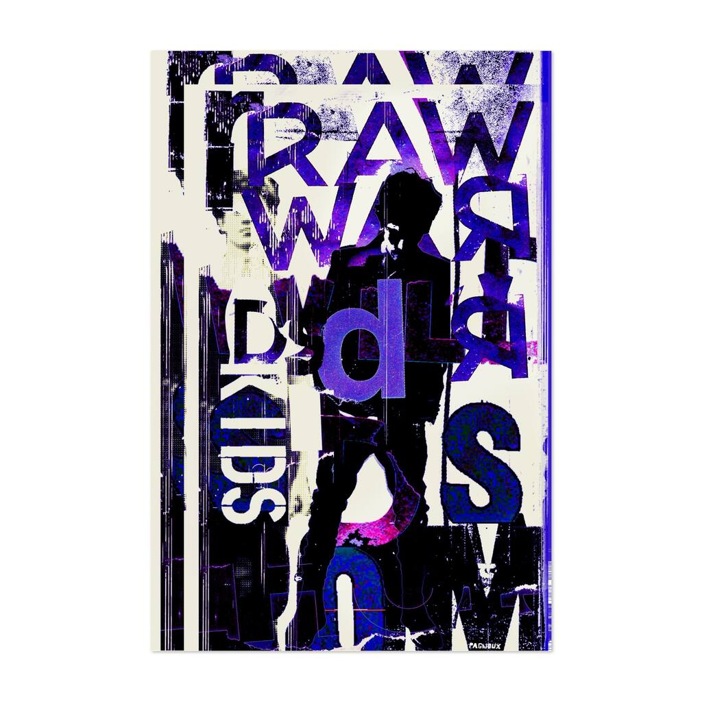 typo draw Typography Abstract Art Print/Poster