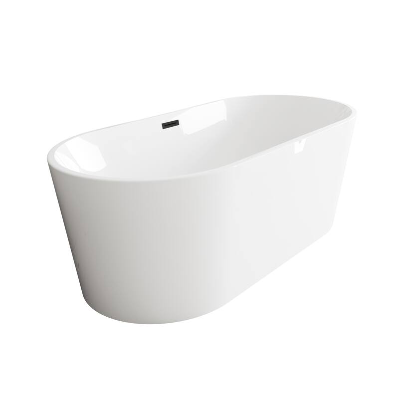 Melisande Bathtub in Glossy White