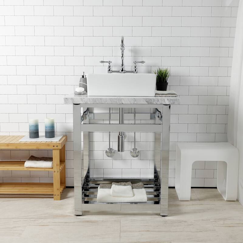 Kingston Brass Kingston Commercial Steel Console Sink Base