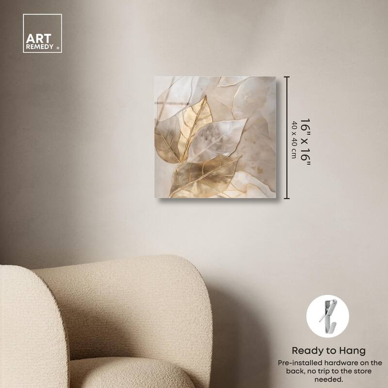 Golden Boughs Acrylic by Art Remedy, Ready to Hang