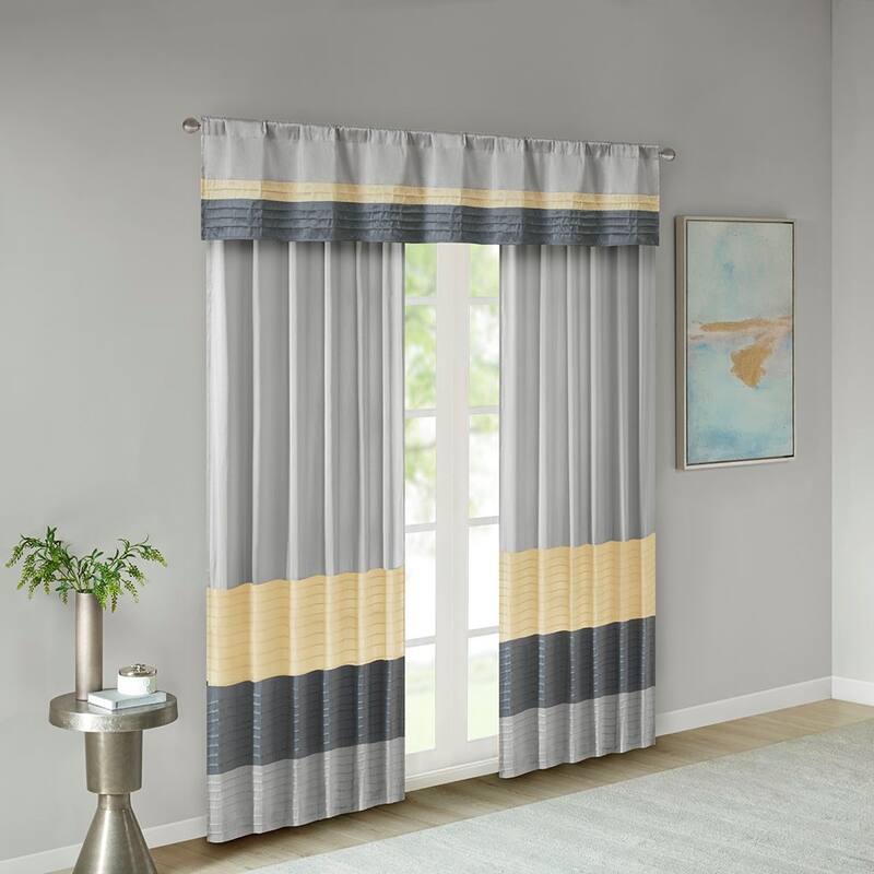 Polyoni Pintuck Curtain Panel