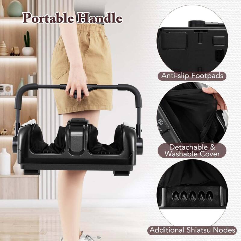 Costway Foot & Calf Massager Deep Kneading Shiatsu Massager Machine - See Details