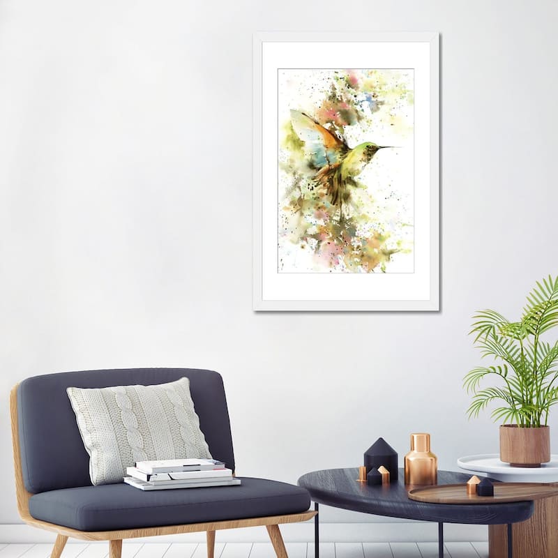 iCanvas "Hummingbird In Summer Colors" by Sophie Rodionov