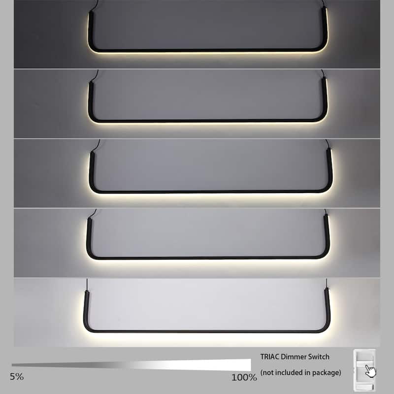 LED Linear Chandelier Kitchen Chandelier Modern Chandeliers