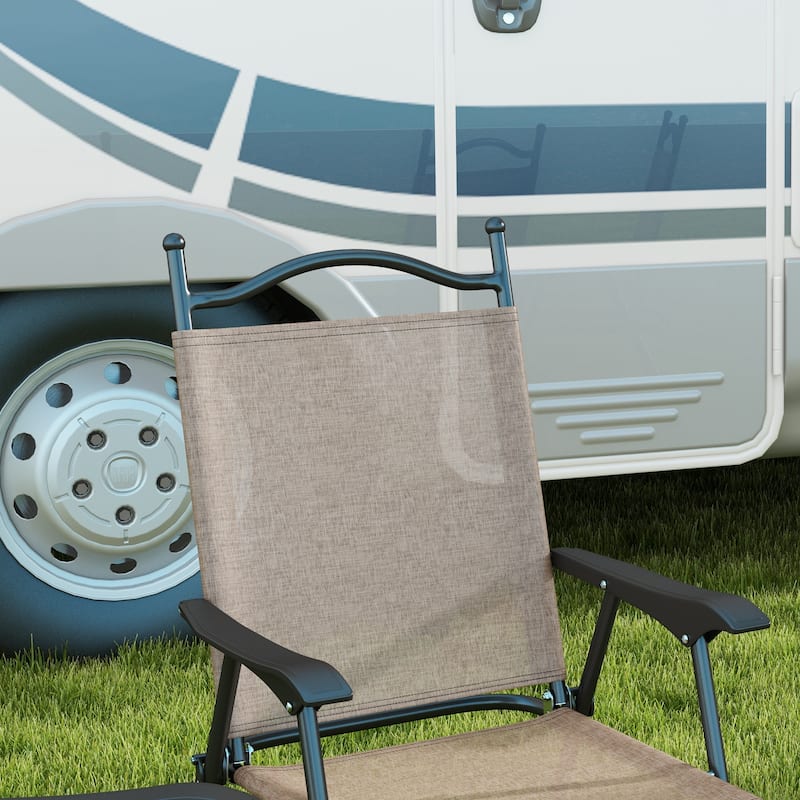 Folding Patio Chairs, Set of 4