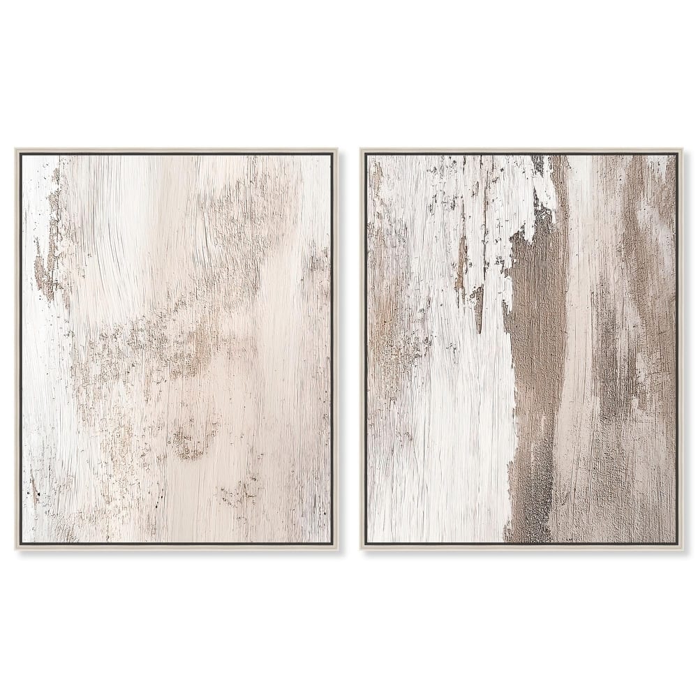 Striated Texture III Canvas Set of 2 by Art Remedy