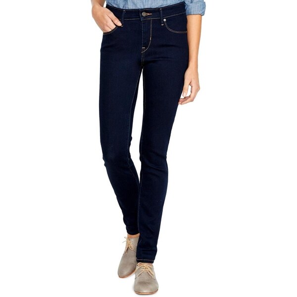 levi's dark wash skinny jeans