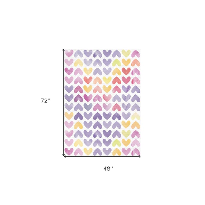 HomeRoots Juvenile/Youth Casual Rectangle Area Rug