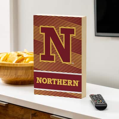 Northern State University Wooden Tabletop Mantel Shelf Sign