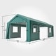 preview thumbnail 38 of 42, Heavy Duty Carport with Roll-Up Sidewall and Ventilated Windows with Removable Sidewalls