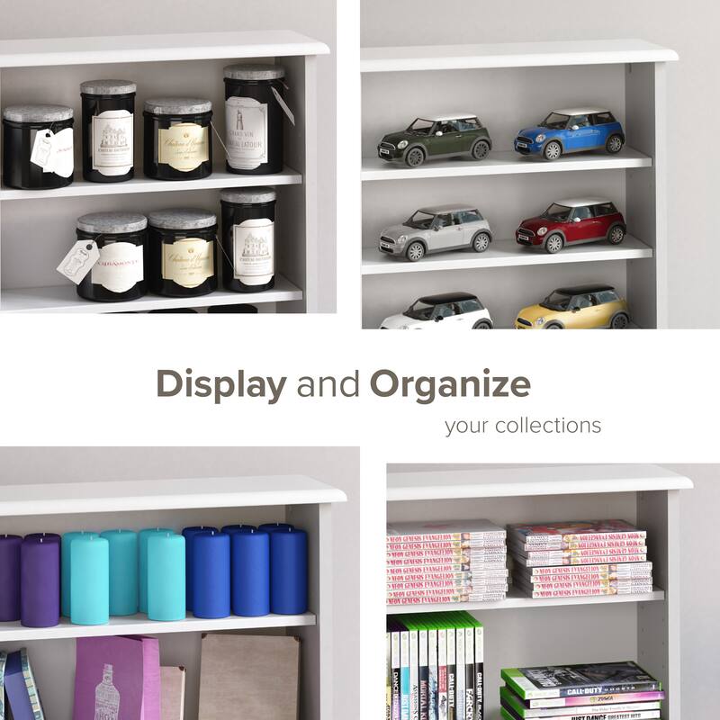 Prepac Media Storage Display Cabinet 8.75" D x 38.75" W x 51" H