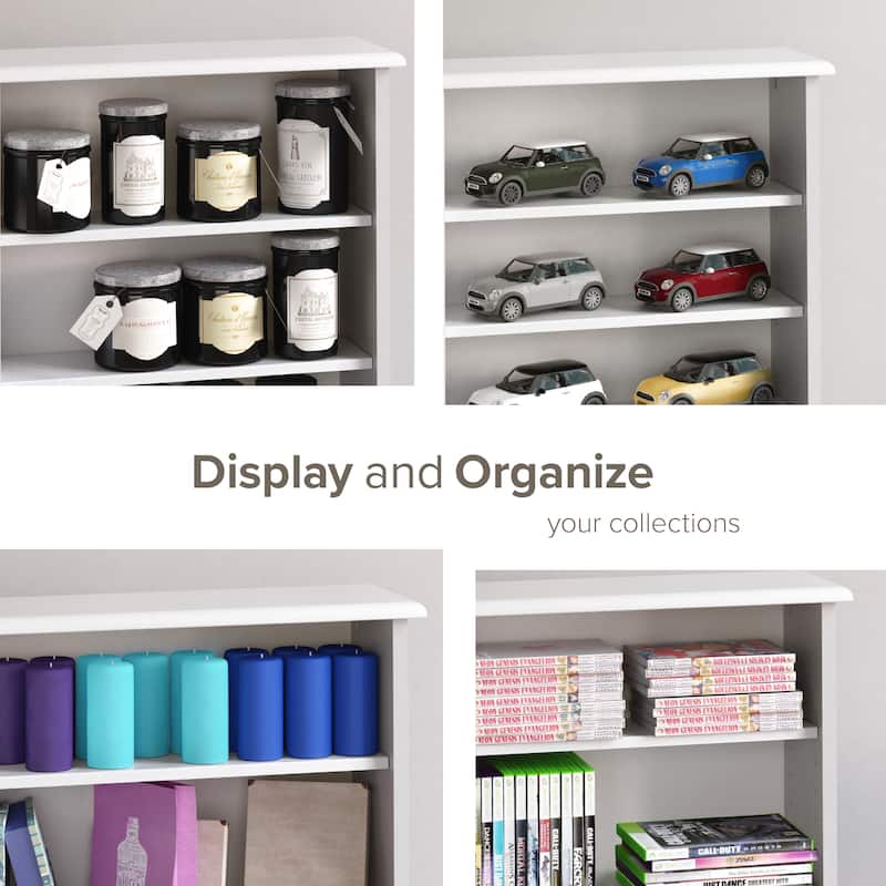 Prepac Media Storage Display Cabinet 8.75" D x 38.75" W x 51" H