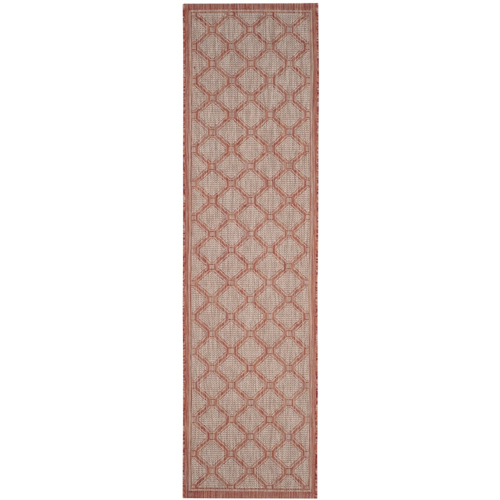 SAFAVIEH Courtyard Lydie Indoor/ Outdoor Waterproof Patio Backyard Rug