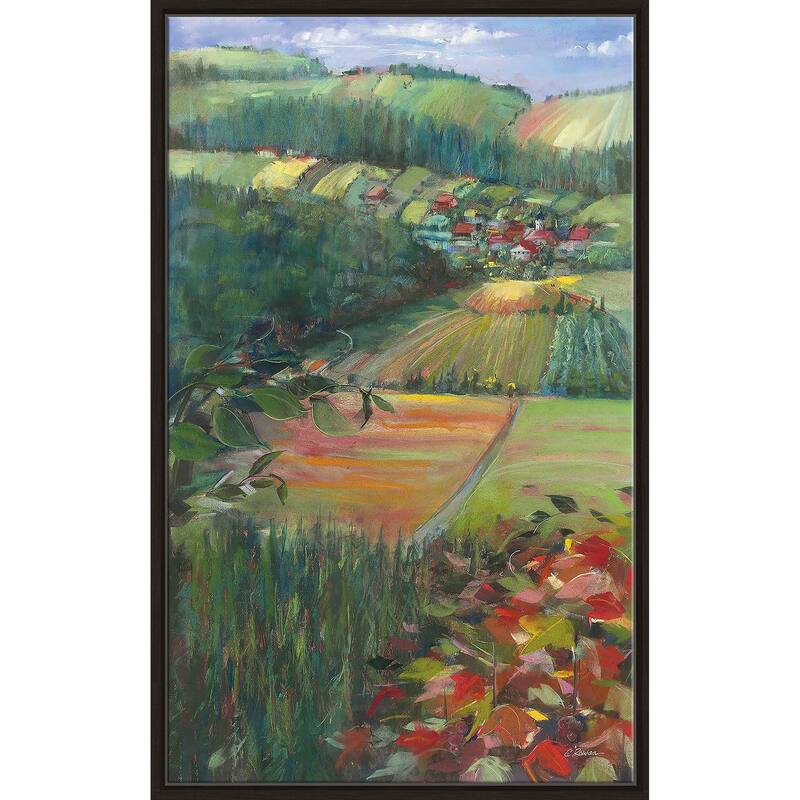 "Country Fields" Print on Floating Canvas