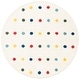 preview thumbnail 27 of 26, SAFAVIEH, Kids Jerilynn Polka Dot Wool Rug 5' Round - Ivory