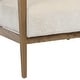preview thumbnail 6 of 4, Buckley Polyester Velvet Upholstered Occasional Chair, Cream