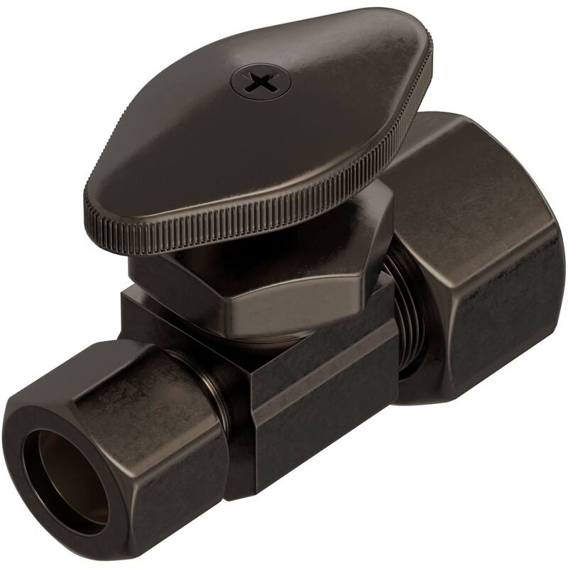 PROFLO PF211 5/8" x 3/8" OD Standard Straight Stop - Oil Rubbed Bronze