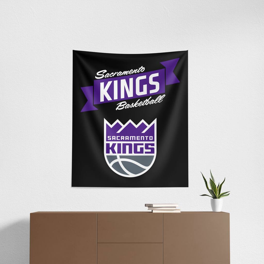 NBA Premium Sac Kings Printed Wall Hanging - 34"x40"