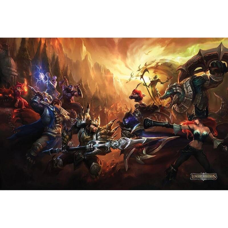 League of Legends 2 Art Poster - 24 x 36 Inch