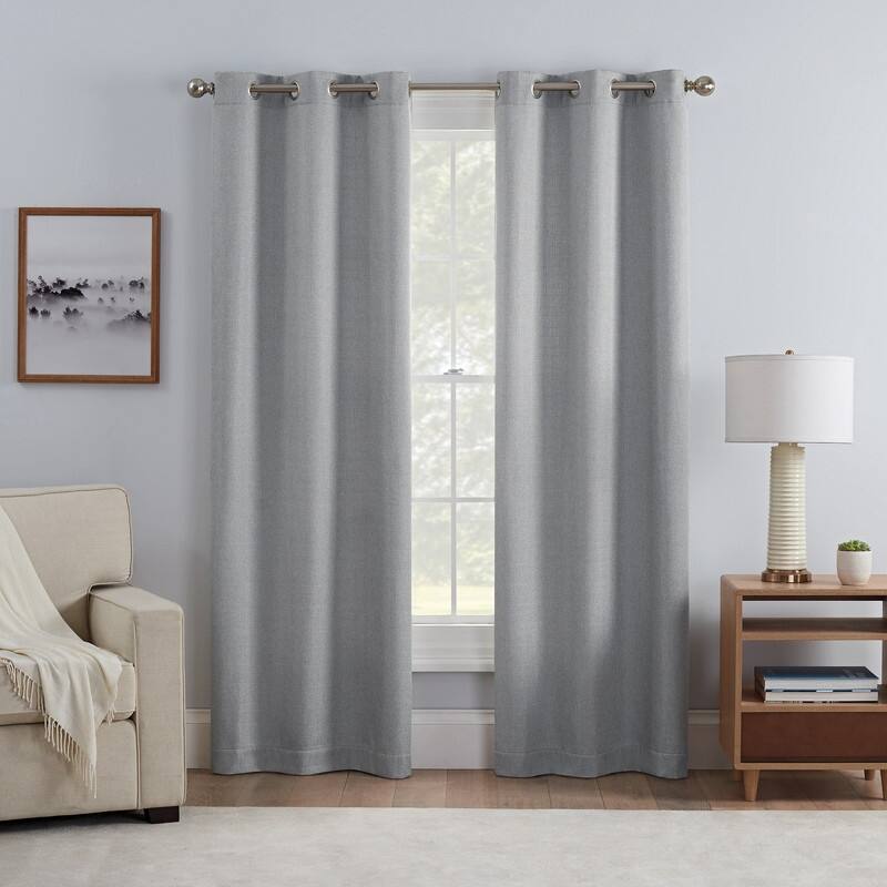 Eclipse Carter Room Darkening Window Curtains, 2 Panels