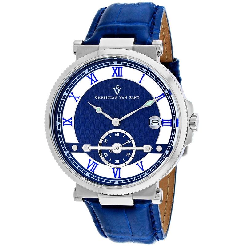 Christian Van Sant Men's Clepsydra Blue Dial Watch - CV1700 - 6 (36)