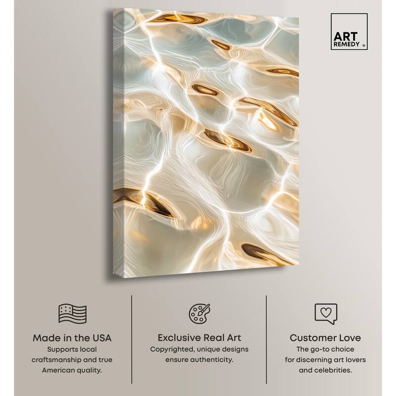 Light Reflections I Canvas by Art Remedy, Gallery Wrapped